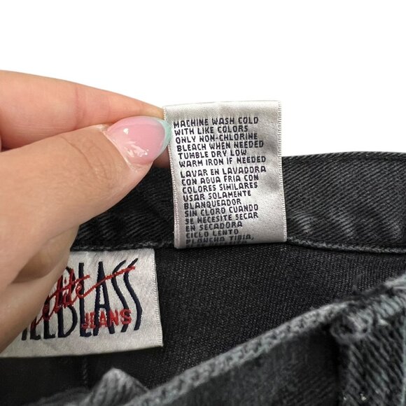 Vintage 90s Bill Blass Womens Taper Jeans Lot Size 6 Green Black Mom‎ Grunge - Picture 5 of 15